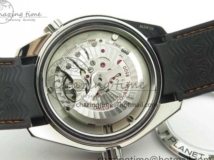 0127 GoodFit Planet Ocean Pro 45mm OMF 1:1 Best Edition Orange Marker On Rubber Strap A8500 (Black Balance Wheel) 8139